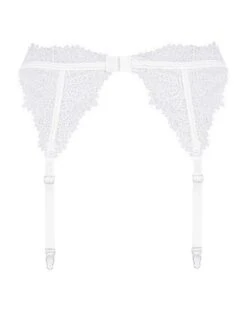 Obsessive Porte Jarretelles Blanc Bianelle -Mode de luxe 37065