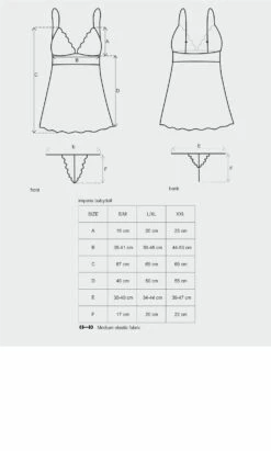 Obsessive Nuisette Babydoll -Mode de luxe 5646 746e01d8 8b95 43f6 a9e2 82f8daea706d