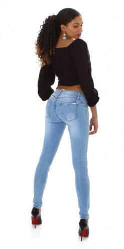 Jean Bleu Classique -Mode de luxe 8 Skinny Pants with Print Blue 36 Y4611.1 3gggggglvF6COUowgMSJ 1300x1300 6ccec822 c8a7 4342 8209 7b486d255c90
