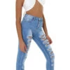 Jean Destroy Bleu -Mode de luxe 8 Skinny Pants with Print Blue 36 YG4607.1 2g9tWNjgKtb5Zmq 1300x1300 8122804d ec30 418d 9053 a52ffd6fe074
