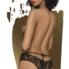 Penthouse Culotte Noire En Dentelle -Mode de luxe AdoreMe Culotte Noir 35619 2