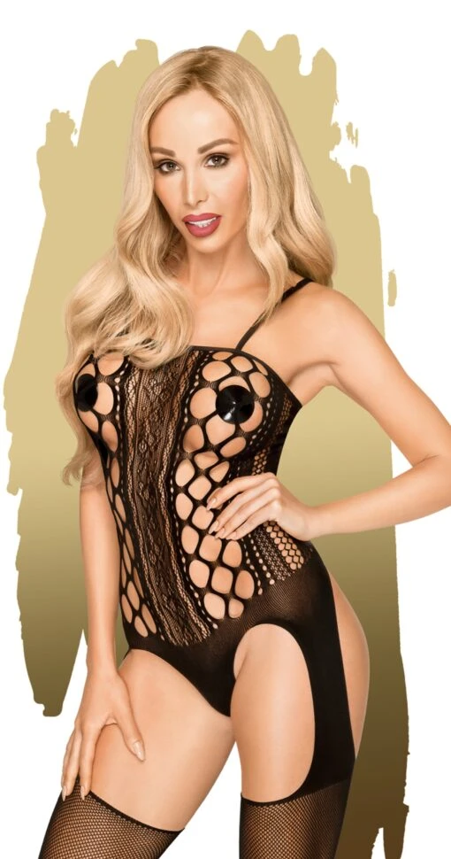 Penthouse Bodystocking Noir Sexy Bomb Squad