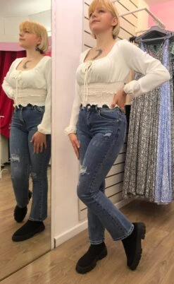 Jean Style Usé -Mode de luxe IMG 2099