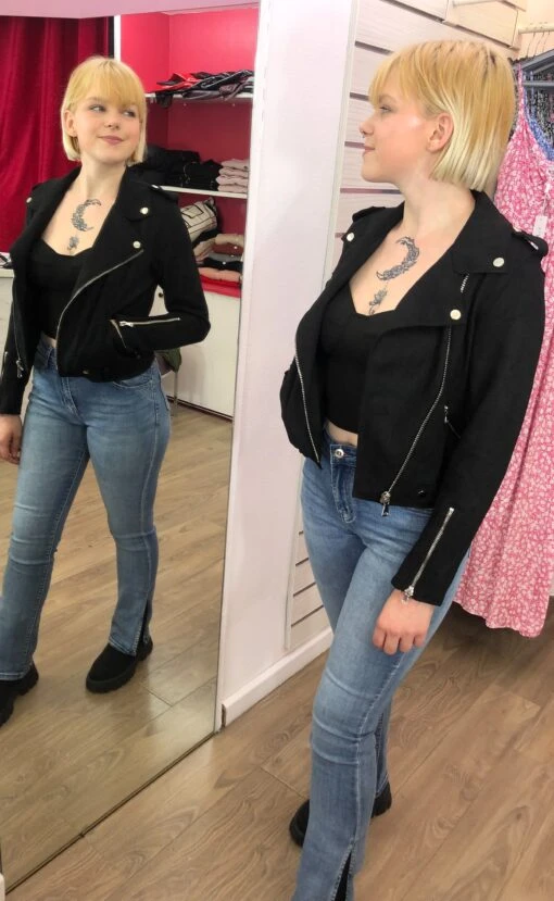 Veste Courte Style Daim – Image 3