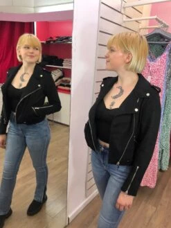 Veste Courte Style Daim -Mode de luxe IMG 2190 2