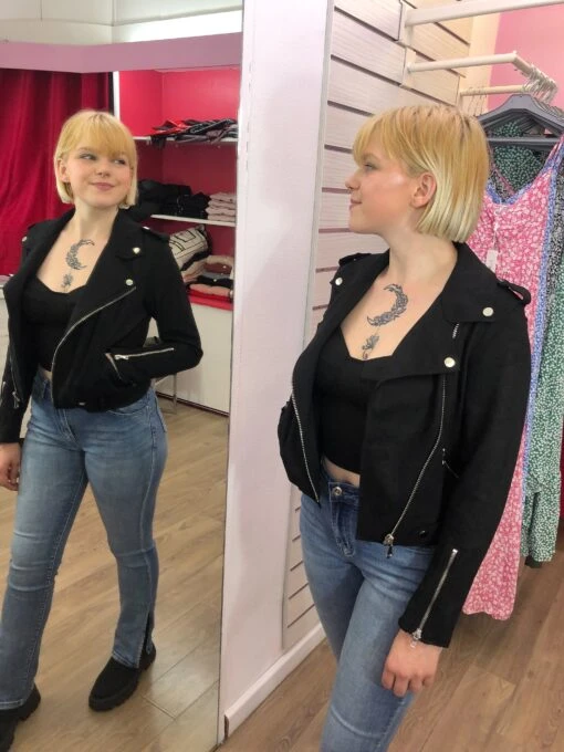 Veste Courte Style Daim – Image 4