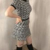 Ensemble Jupe Et Top à Motifs -Mode de luxe IMG 2264