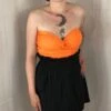 Jupe Short Plissée Noire -Mode de luxe IMG 2552