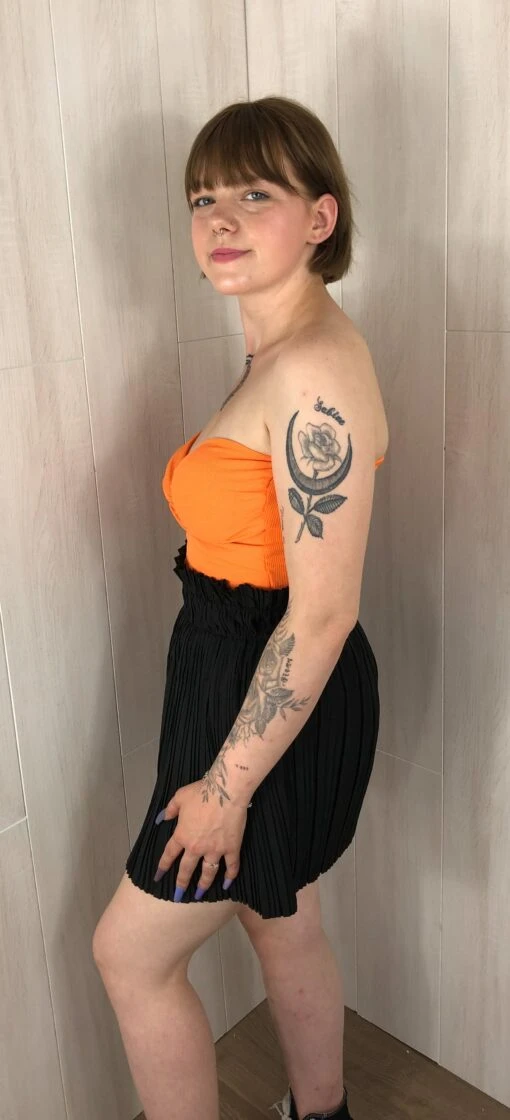 Jupe Short Plissée Noire – Image 2