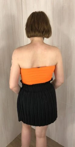 Jupe Short Plissée Noire -Mode de luxe IMG 2554
