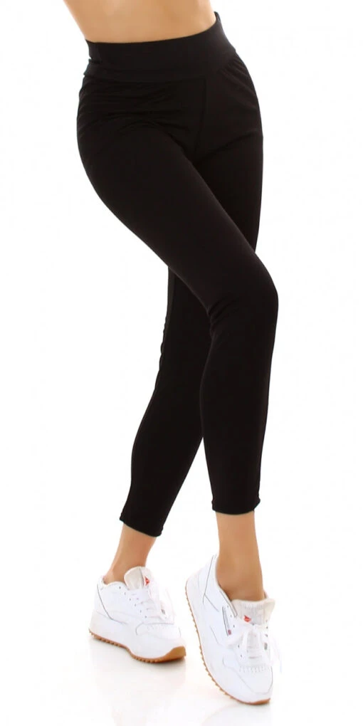 Legging Effet Push-up Noir – Image 2
