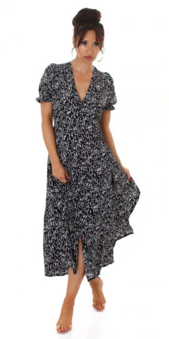 Robe Longue D'été à Motifs -Mode de luxe Sexy Maxi Dress with V neck Black M JW1311.1 12ggoo7J4oeVmS2v0 1300x1300 9ab0344c 51a3 4d0c 88c8 d903a85855a0