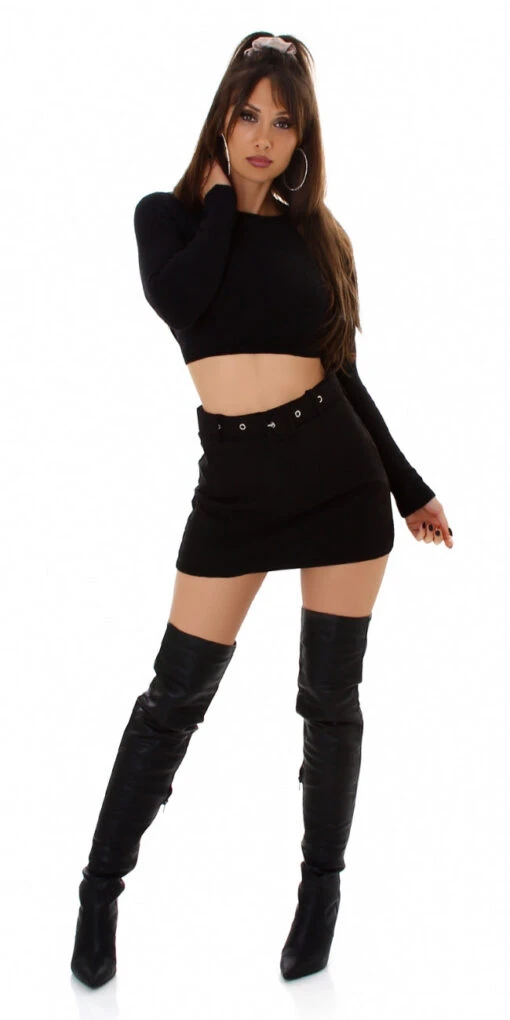 Jupe Short Avec Ceinture – Image 7