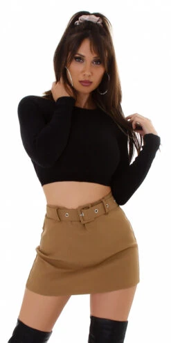 Jupe Short Avec Ceinture -Mode de luxe Sexy Pants Skirt with Belt Brown One Size JL17240.2 IMG 2024 1300x1300 c4fab987 278b 42b5 ba66 65de762c7ff2