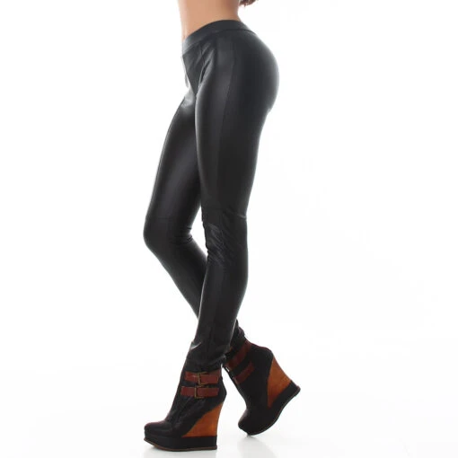 Legging Simili Cuir Chaud – Image 2