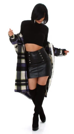 Jupe Imitation Cuir à Boutons -Mode de luxe XL JUP180.1 JUP180 Rock Schwarz 6 1300x1300 1f99c75b 130d 44b6 bab3 993834f8c7f0