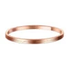 Bracelet Acier Or Rosé Je T'aime Un Peu Beaucoup Passionnément -Mode de luxe ceramik bracelet jonc fin en acier 316l avec je taime un peu beaucoup passionnement pink 1