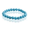 Bracelet Pierre Naturelle Turquoise Bleu -Mode de luxe ceramik bracelet pierre naturelle 8mm bleu turqouise turquoise 1