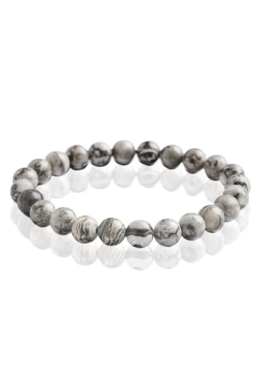 Bracelet Jaspe Sédiment Naturelle