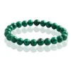 Bracelet Malachite Naturelle -Mode de luxe ceramik bracelet pierre naturelle 8mm malachite vert green 1
