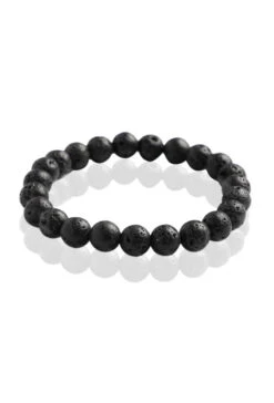 Bracelet Pierre De Lave Naturelle
