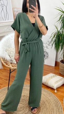 Combinaison Femme Verte