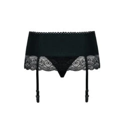 Obsessive Porte Jarretelles Noir Avec Dentelle -Mode de luxe miamor porte jarretelles noir7