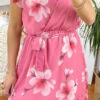 Robe Rose Fleurie